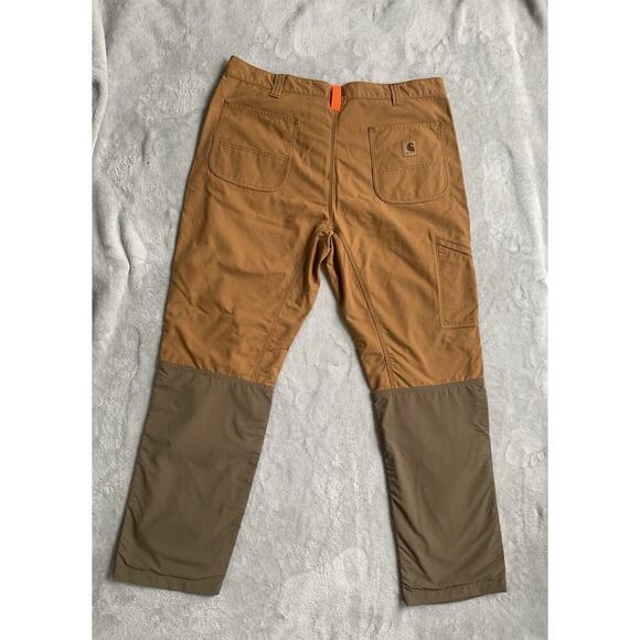 Carhartt Rugged Flex Relaxed Fit Utility Carhartt Brown outwork outhunt 40x 34 - Picture 8 of 10